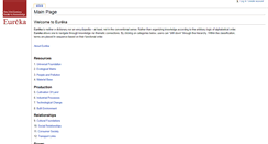 Desktop Screenshot of eurekaencyclopedia.com